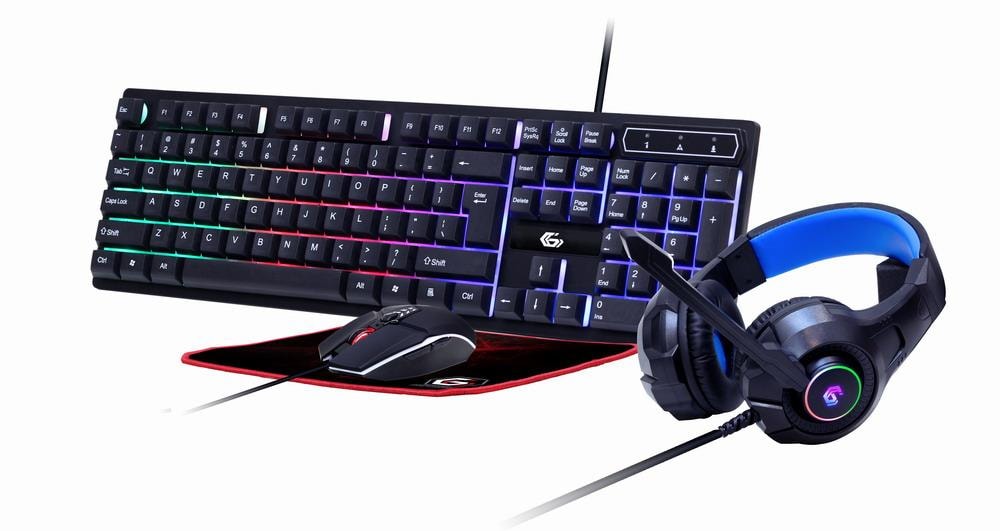 Gembird Gaming Keyboard USB Full-Size LED Black Best Price
