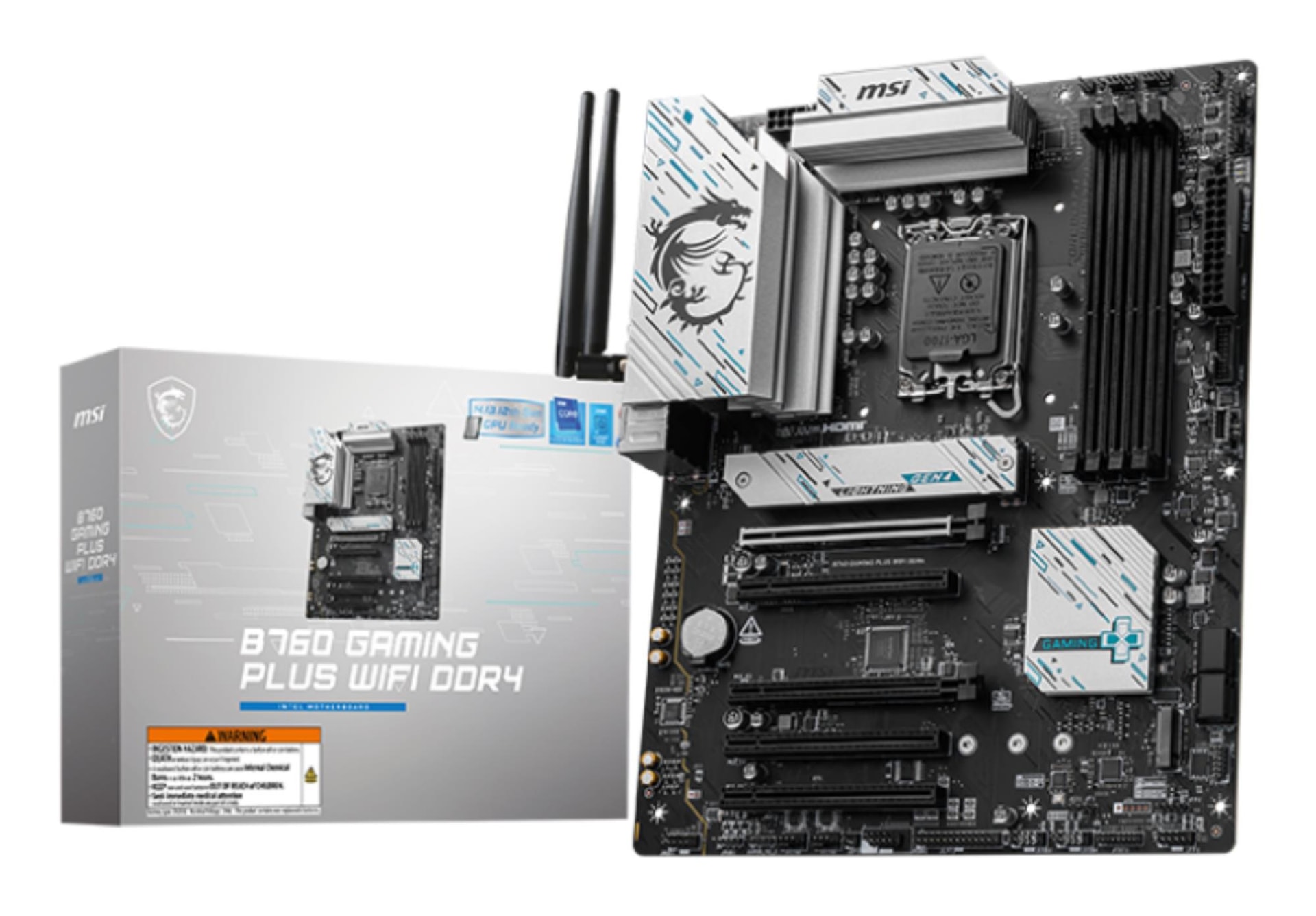Материнская плата MSI B760 Gaming Plus WiFi DDR4, LGA 1700, ATX, DDR4