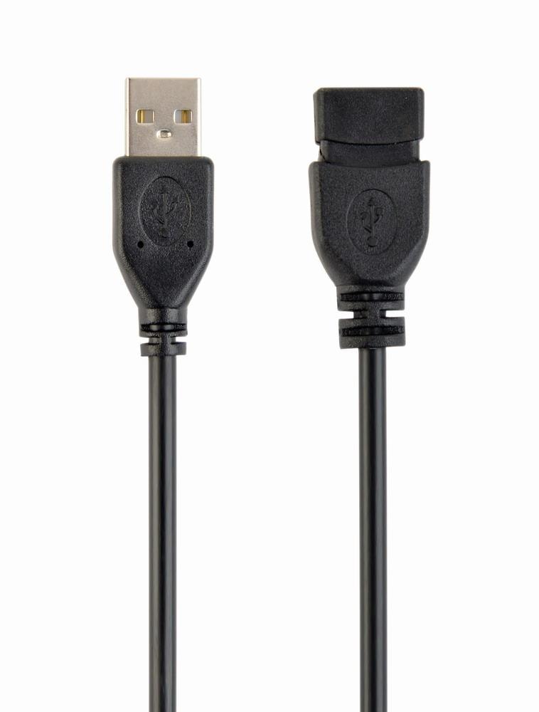 GEMBIRD CCP-USB2-AMAF-15C USB 2.0 Extension Cable, 4.6 m, Black