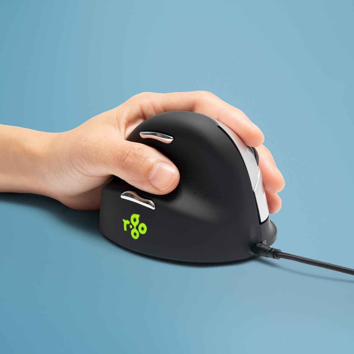 R-GO TOOLS HE Break вертикальная мышь чёрная по выгодной цене