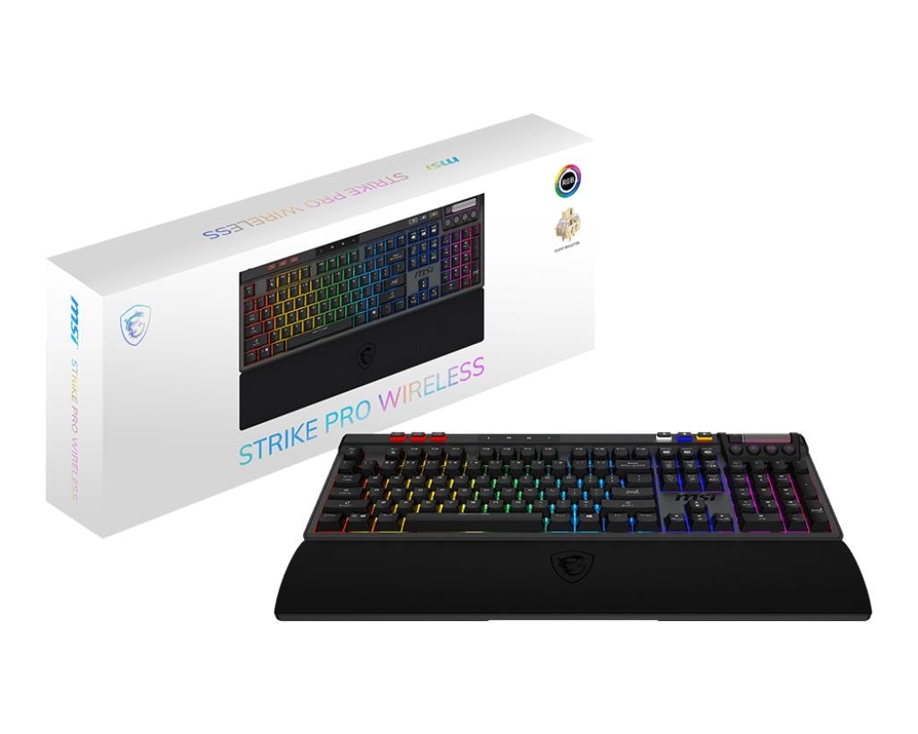 MSI Strike Pro Silent Gaming Keyboard Black