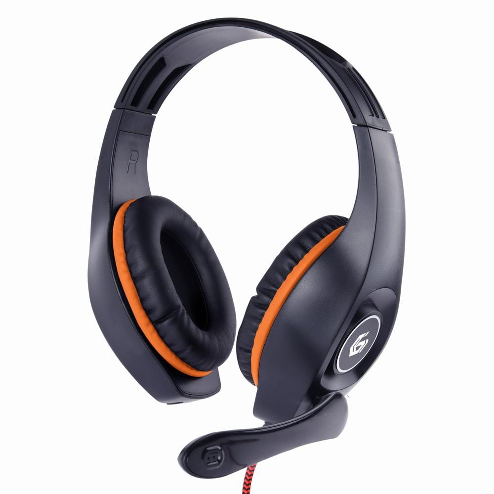 Игровая гарнитура Gembird GHS-05-O, чёрно-оранжевая
