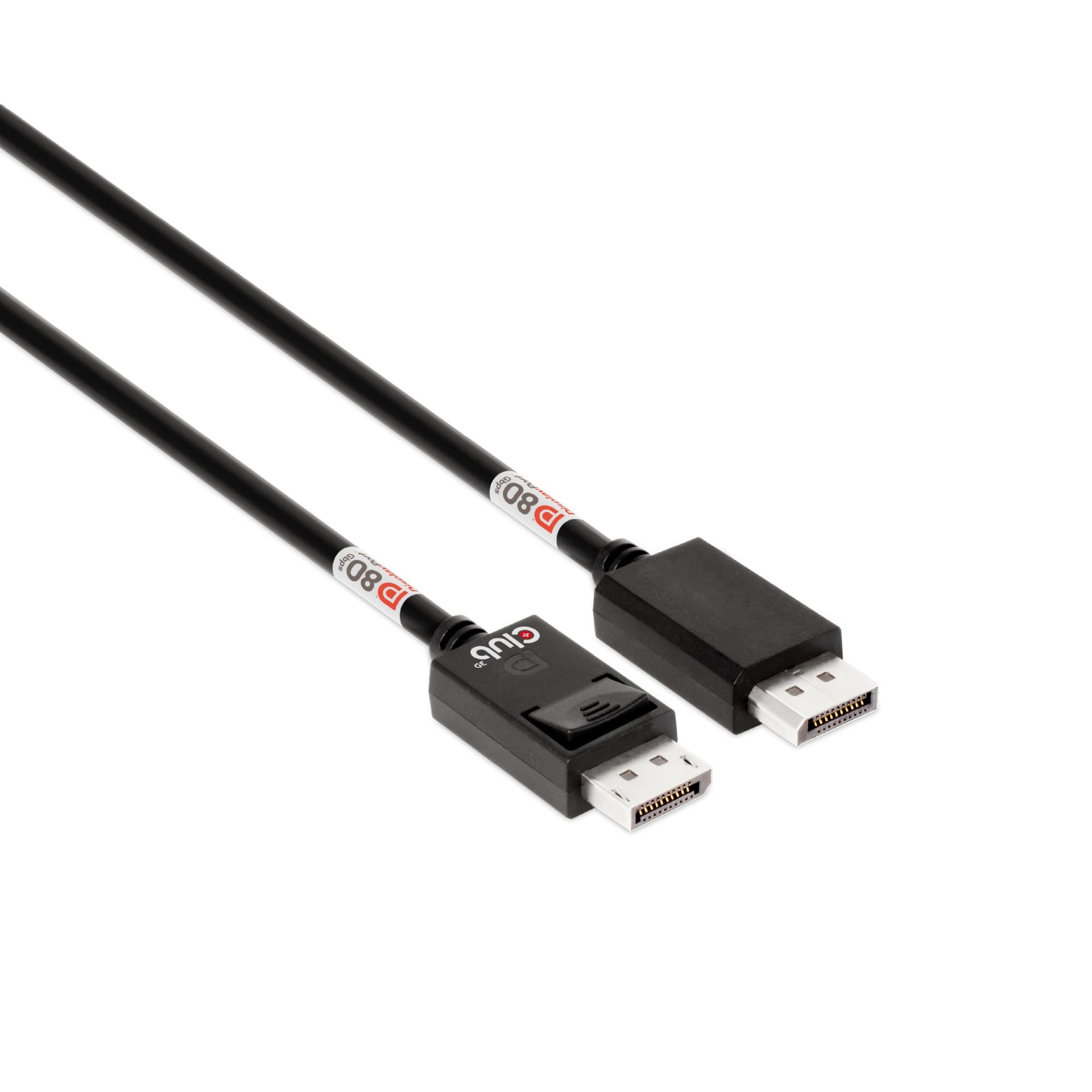 CLUB3D DisplayPort 2.1 Cable 1.6m — 80 Gbps High-Speed Deal