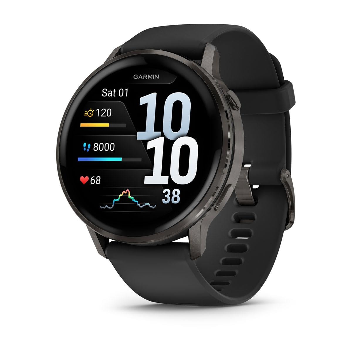 GARMIN Venu 4 45mm must nutiseade