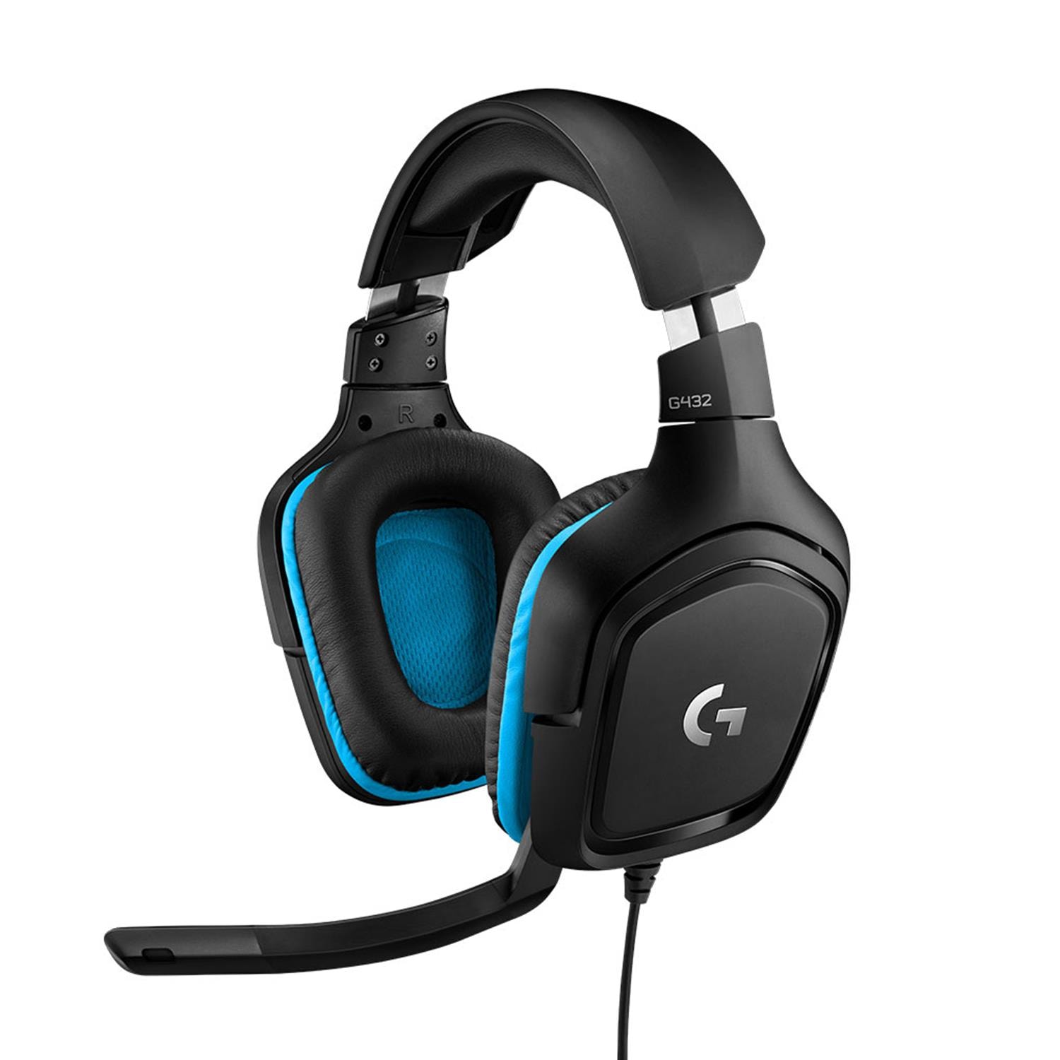 Logitech G432 must juhtmega mänguheadset soodsa hinnaga