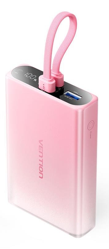 VENTION FHZP0 10000mAh USB-C kiirlaadijaga soodne