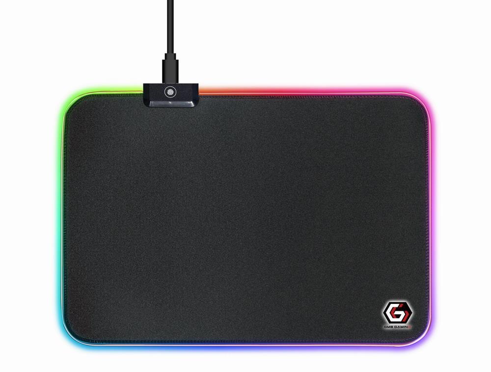 Gembird MP-GAMELED-M LED gaming mouse pad, 250 × 350 mm