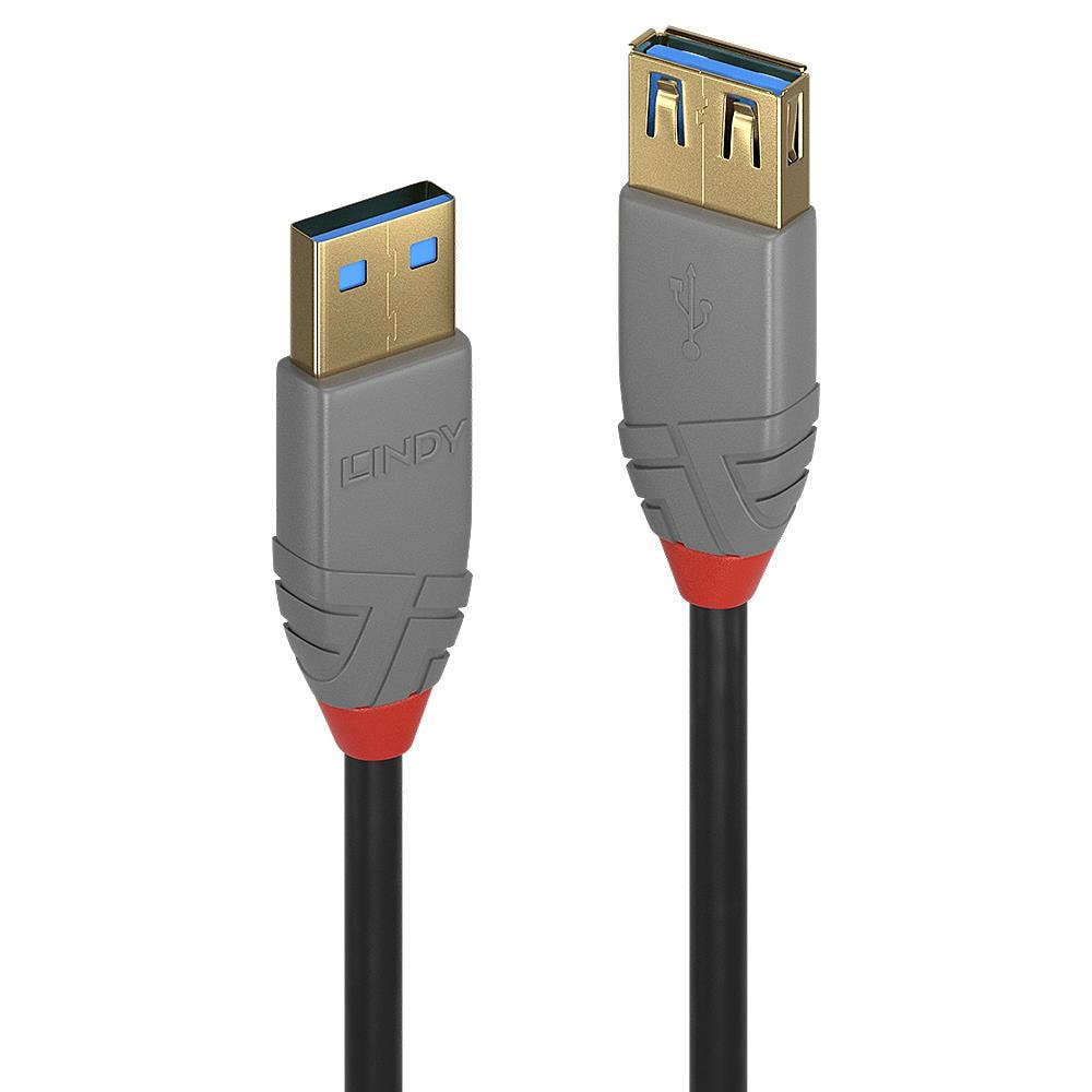 Lindy 36762 Anthra Line USB extension cable, USB 3.2 Gen 1, 2 m