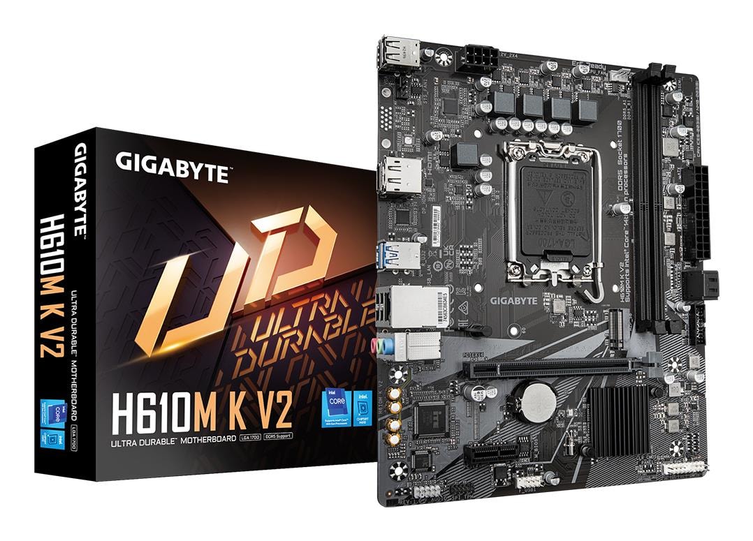 GIGABYTE H610MKV2 Intel LGA1700 Micro-ATX Mainboard DDR5 Budget Deal