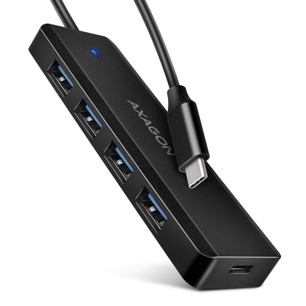 AXAGON HUE-C1C USB-C reisikeskus 0,19m – kompaktne