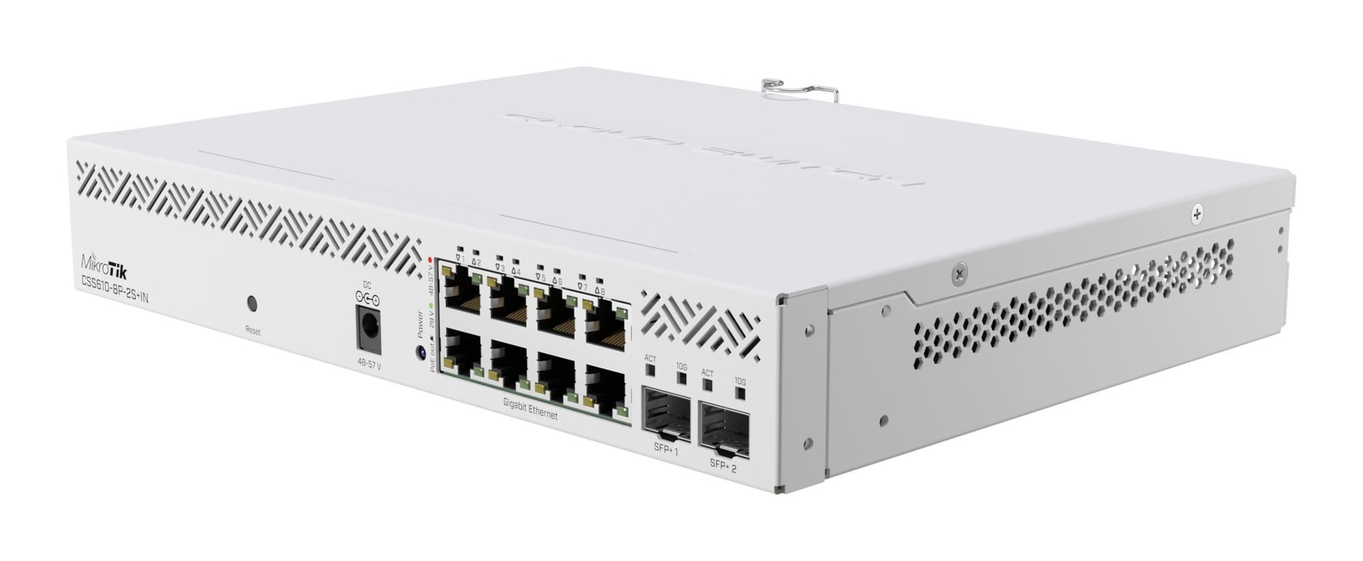 MIKROTIK CSS610-8P-2S+IN hallatav lüliti, gigabit