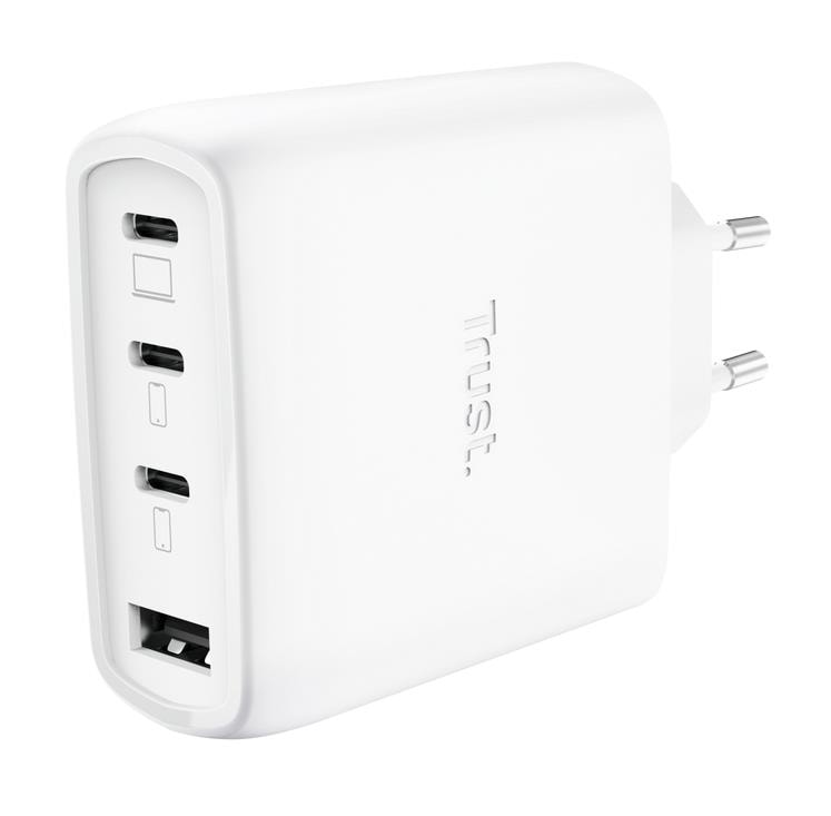TRUST MAXO 65W сетевое зарядное устройство 4 порта купить