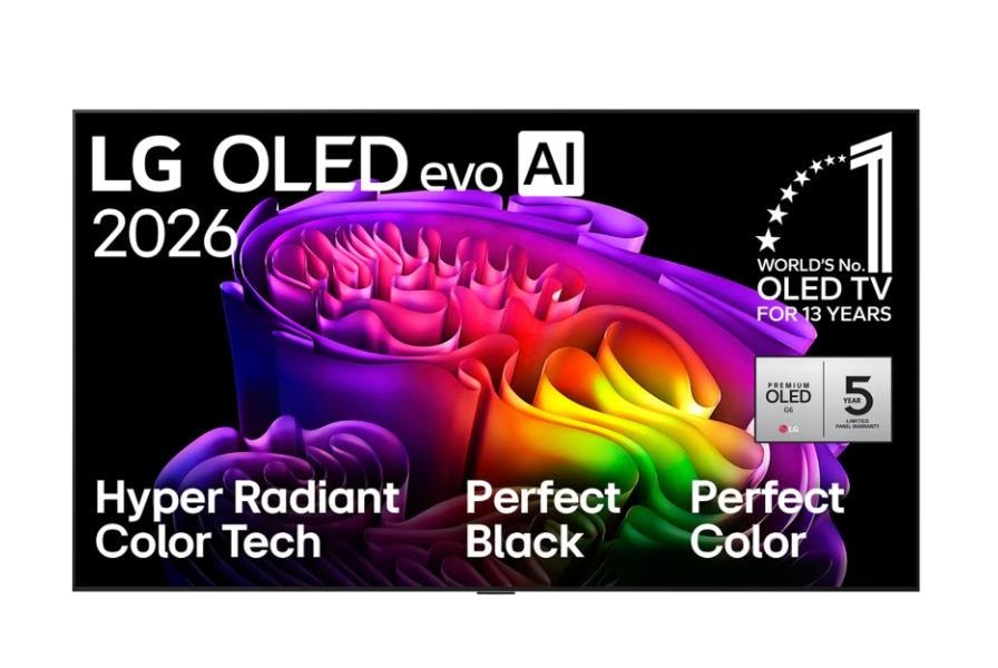 OLED-телевизор LG OLED65G61LW, 65″, 4K, 120 Гц, Dolby Vision
