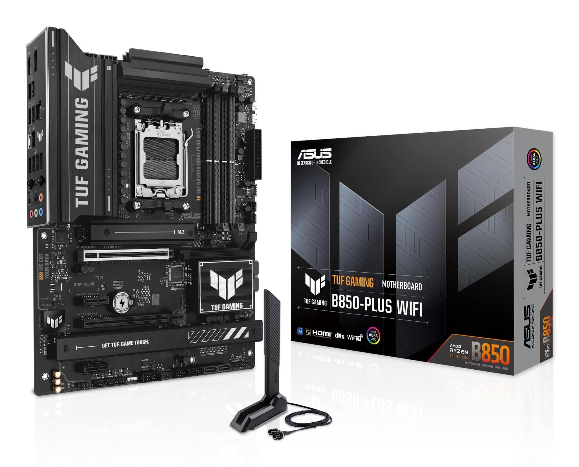 ASUS TUF Gaming B850-Plus WiFi AMD AM5 emaplaat