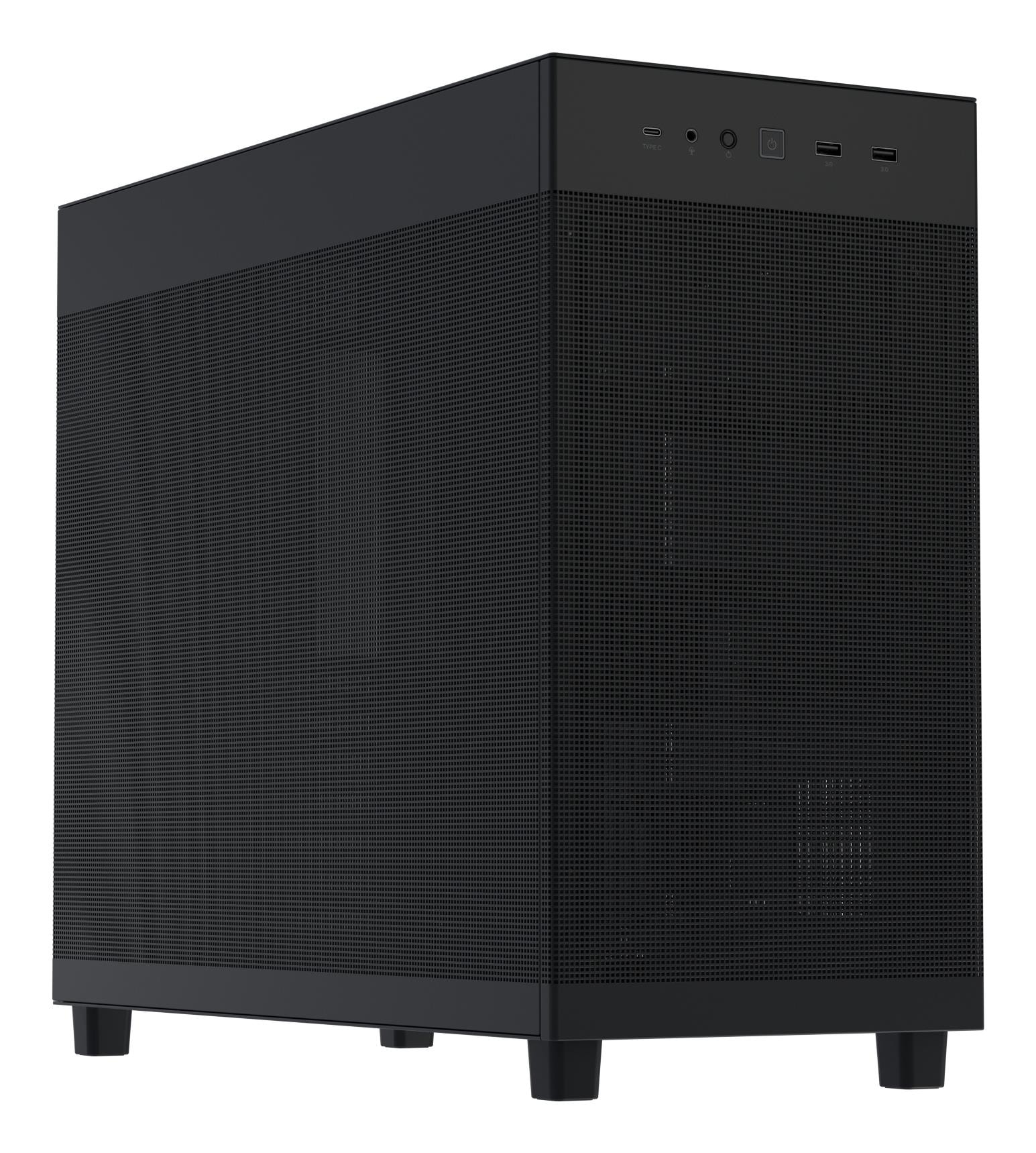 ASUS PRIME AP303 TG BLACK midi tower, soodne ATX kest