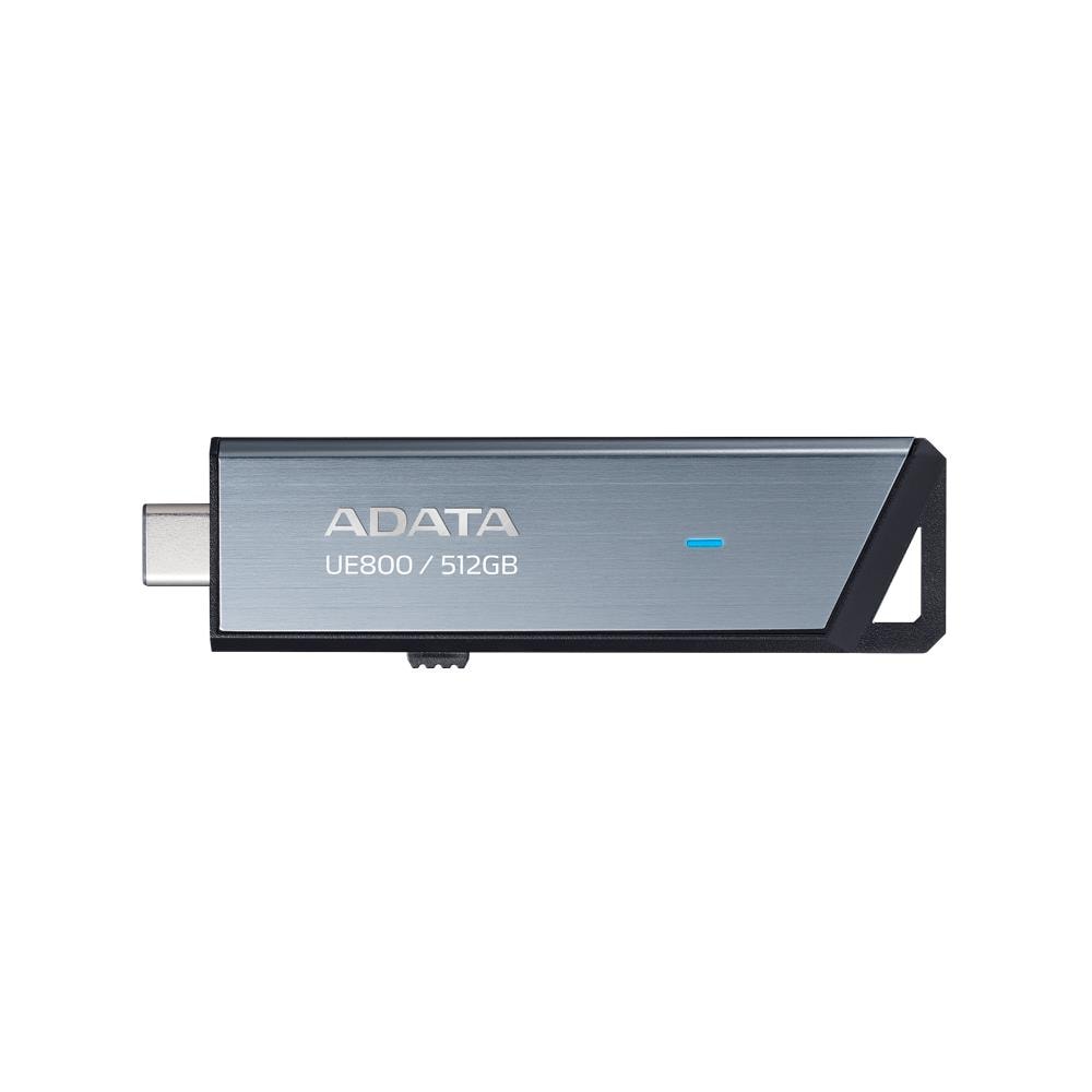 Mälupulk ADATA UE800 512 GB, USB-C, USB 3.2 Gen 2, hõbedane