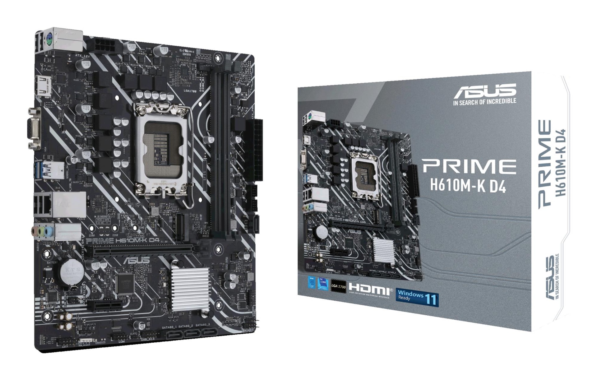 ASUS PRIME H610M-KD4 материнская плата по низкой цене