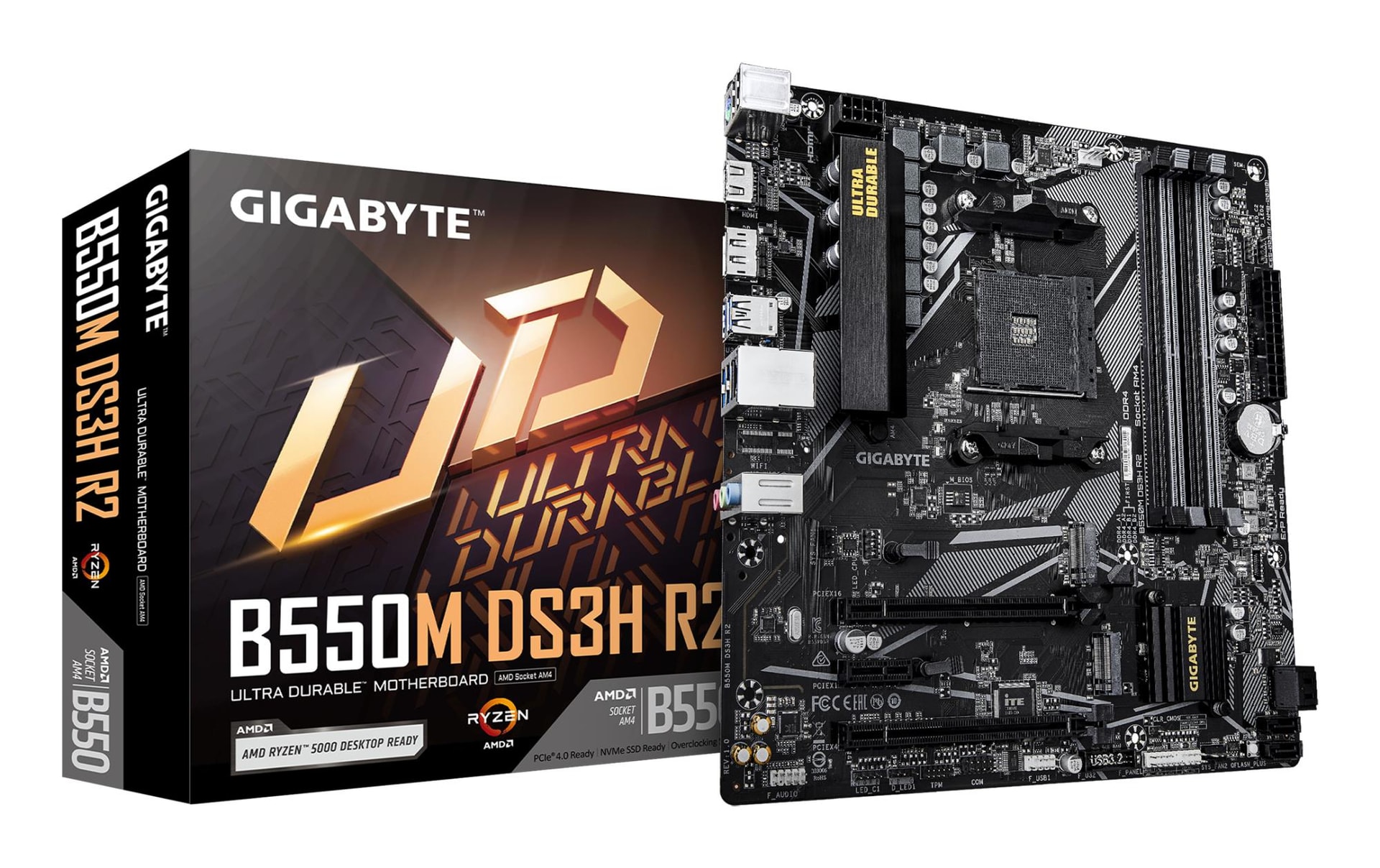 GIGABYTE B550M DS3H R2 micro ATX soodne hind