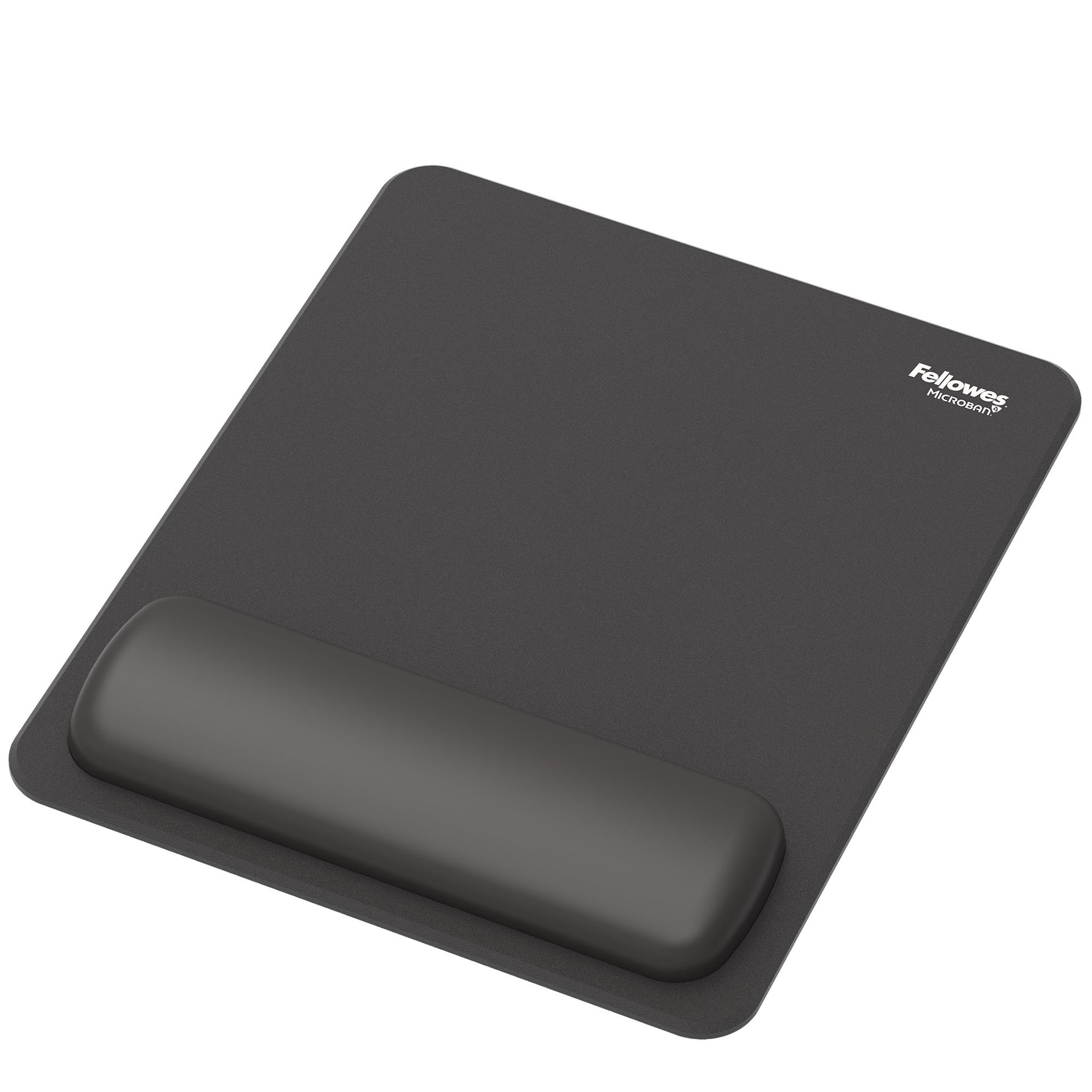 Fellowes Mouse Pad Wrist Rest Black 240×200mm
