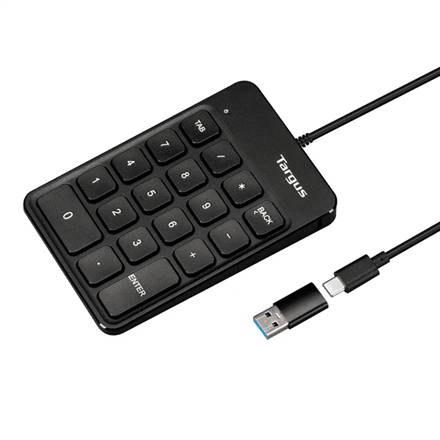 Targus Numeric EcoSmart чёрная проводная цифровая клавиатура