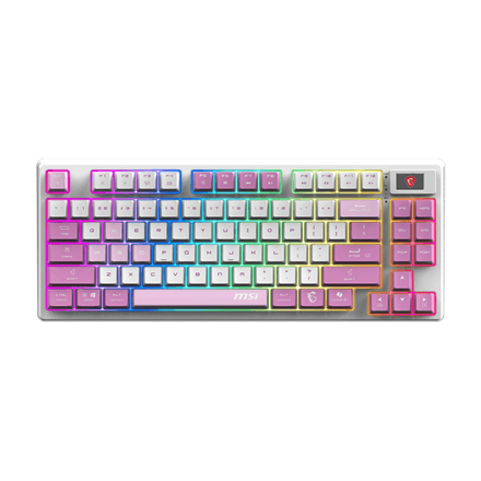 MSI FORGE GK600 TKL WIRELESS VIOLET mehhaaniline klaviatuur