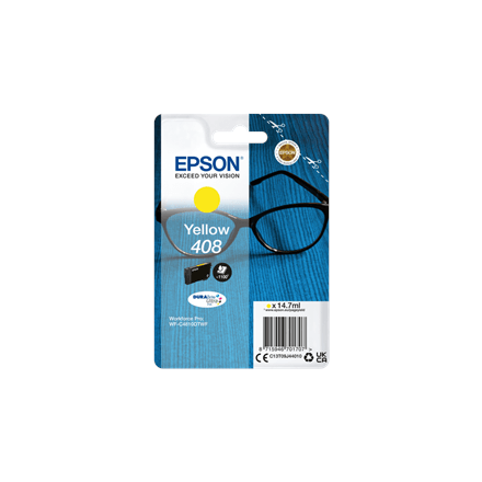Картридж Epson 408L DURABrite Ultra, жёлтый, 14,7 мл