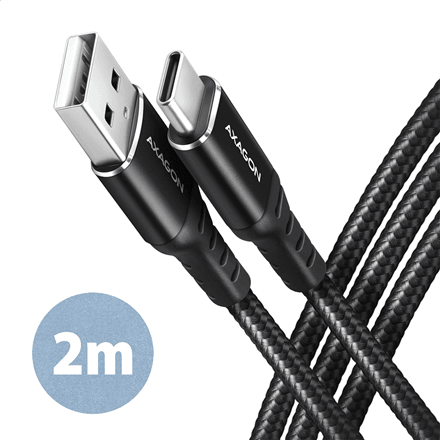 AXAGON | Data and charging cable, 2 m | BUCM-AM20AB | USB Type-C to USB Type-A