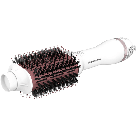 Rowenta Hot air brush | CF6135F0 | Ion conditioning | Number of heating levels 3 | Temperature (max) 230 °C | White/Pink
