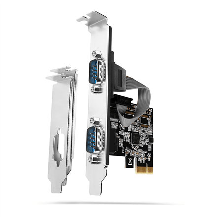 AXAGON PCEA-S2N PCI-Express Card with 2 Serial Ports, 250 kbps