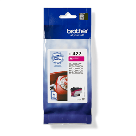 Brother LC427M tindikassett, magenta, 1500 lk