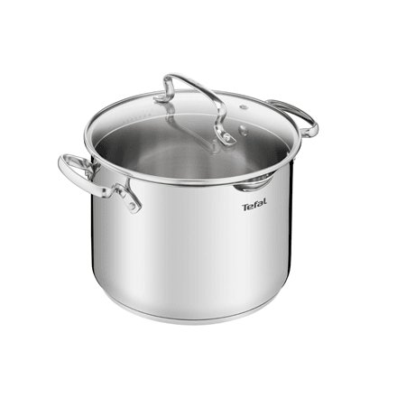 Кастрюля Tefal Duetto+ G7197955, 6,1 л, 22 см, со стеклянной крышкой