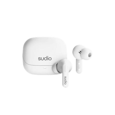 Sudio C8 wireless earbuds, ANC, white