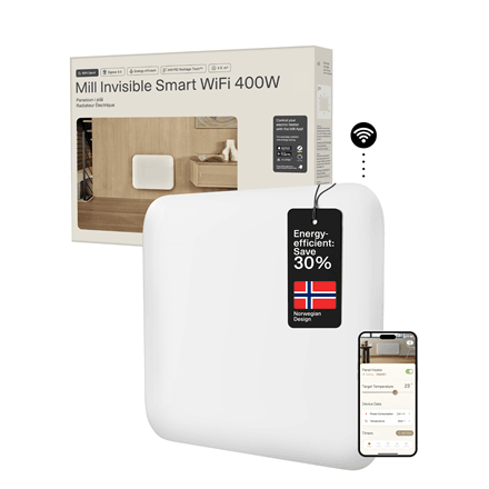 Mill PA400WIFI4 paneelsoojendi, 400 W, kuni 6 m², IPX4