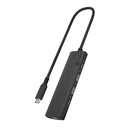 Raidsonic IB-HUB1437-CPD USB hub, 4 ports, USB 3.2 Gen 2, Power Delivery