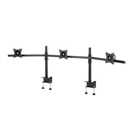 EDBAK Desk Mount | SV11 desk mount for three monitors | Height adjustment, tilt | 19-27 " | Black