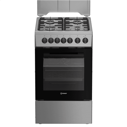 INDESIT I5G5PMX gaasipliit elektriahjuga, 60 L, roostevaba teras