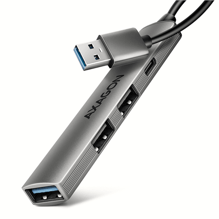 AXAGON HUE-STA ALU STRIP USB hub, USB-A, 4 ports