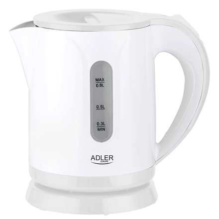 Электрочайник Adler AD 1371w, 0.8 л, 850 Вт