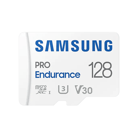 MicroSD-mälukaart Samsung PRO Endurance, 128 GB, SD-adapteriga