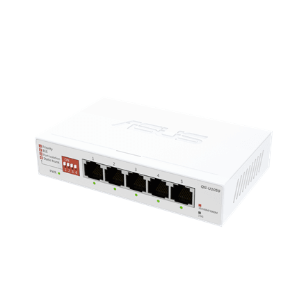 Asus | QG-U1050 | Switch, 5-port | Unmanaged | Desktop