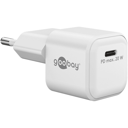 Goobay 20 W USB-C PD GaN Fast Charger Nano | USB-C