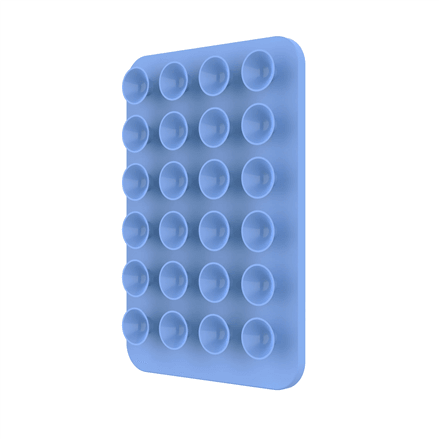 Fixed | MagMate | MagSafe Holder With Suction Cups | Apple | iPhone 12 and newer, or any phone with a MagSafe case | Liquid Silicone | Blue