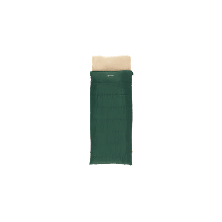 Magamiskott Outwell Contour Prime, tekk, 220 × 85 cm, L-lukk, roheline