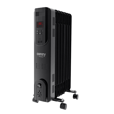 Õliradiaator Camry CR 7812, 1500 W, 7 ribi, pult, must