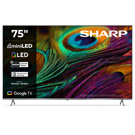 Teler Sharp 75JP7265E, 75″, 4K QLED Mini LED, Google TV