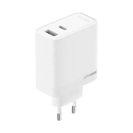 OPPO SUPERVOOC 80W Adapter, OSAB7CF3AE, White | Adapter