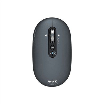 PORT CONNECT Mouse | PURE MAC | Wireless | Bluetooth | Gray
