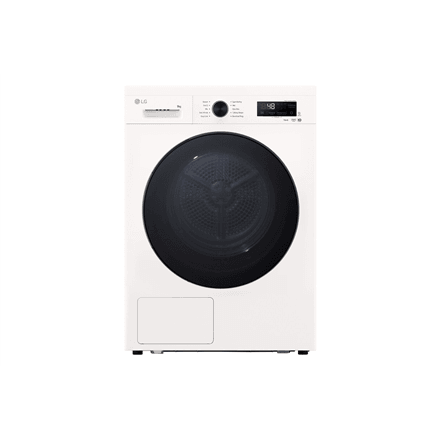 LG Dryer Machine | RHX1009NWB | Energy efficiency class C | Front loading | 9 kg | LED | Heat pump | Depth 66 cm | Wi-Fi | White