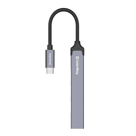USB-C хаб ColorWay CW-HUB04, 4 в 1, 4 × USB-A