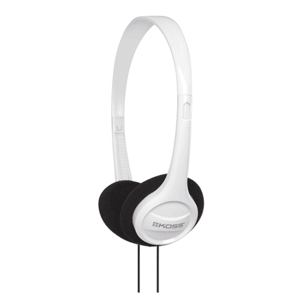 Koss KPH7w wired on-ear headphones, white